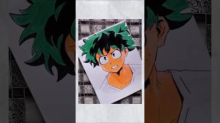 Izuku Midoriya DrawingMy Hero Academia myheroacademia drawing art [upl. by Israel]