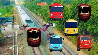 ayo bermain tebak gambar lucu puzzle tekateki lokomotif kereta api cc201bus ganitayotrain eater [upl. by Hadihsar]