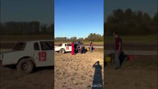 Racing at penner speedway Located in La Crete Alberta [upl. by Ayekahs283]