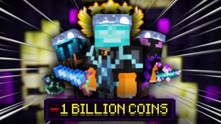 How I Spent A BILLION Coins  Hypixel Skyblock [upl. by Selia]