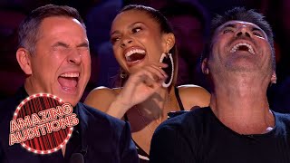 30 of the FUNNIEST Auditions EVER on Britains Got Talent [upl. by Itnahs567]