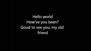 Hello World Lady Antebellum lyrics [upl. by Santiago]