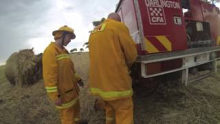 GoPro Hero 3 CFA lightning strike call out in Victoria Australia [upl. by Eetsud]