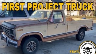 Introducing Our First Truck Project 1982 Ford F150 Bullnose [upl. by Drageruaeb]