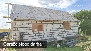 Garažo stogo darbai [upl. by Sikorski]