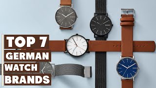 Discover the 7 Best German Watch Brands for Quality and Style [upl. by Aloisia]