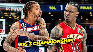 Michael Beasley vs Gerald Green HISTORIC Big 3 Championship Game  UNBELIEABLE END To The Szn 7 [upl. by Naivad]