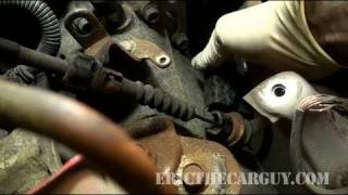 How To Adjust A Cable Operated Clutch Honda  EricTheCarGuy [upl. by Minni]