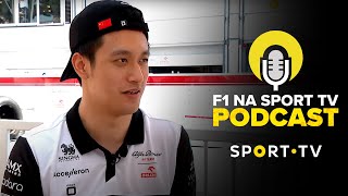 F1 na SPORT TV Podcast  Entrevista Zhou Guanyu [upl. by Azarria]