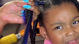 Turn Old Box Braids Into Nice Neat Faux Locs Protective Style Retouch [upl. by Risteau448]