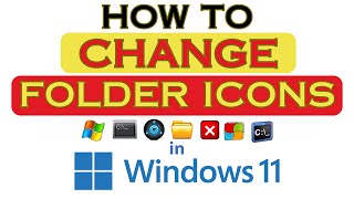 How To Change A Folders Icon In Windows 11 2024 [upl. by Siddon288]