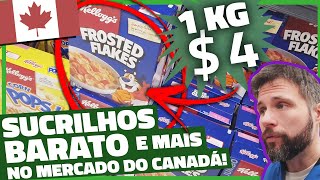 PREÃ‡OS NO MERCADO DO CANADÃ CAFÃ‰ CEREAL MAPLE SYRUP MATINAIS CHÃ e MUITO MAIS  QUANTO CUSTA [upl. by Nyrol]