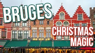 BELGIUM Christmas Time in Bruges Belgium 🎄 BUCKET LIST ✅ [upl. by Aydan]