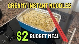 Creamy Instant Noodles Recipe  Easy amp Cheap No Stove Needed [upl. by Ninnetta719]