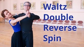 Waltz Intermediate Routine with Fallaway and Double Reverse Spin [upl. by Greeson343]