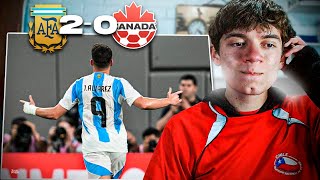 ¡TRAMITE 🥱 ARGENTINA vs CANADA  REACCIONES DE UN HINCHA CHILENO  SEMIS Copa America 2024 [upl. by Panta878]