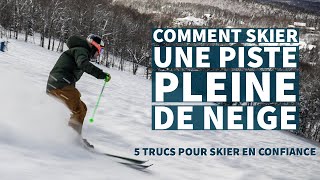 Comment skier une piste enneigée  5 trucs faciles [upl. by Stimson977]