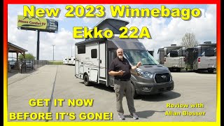 2023 Winnebago Ekko 22A Review  Mount Comfort RV [upl. by Corena]