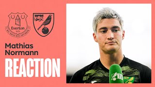 Everton 20 Norwich City  Mathias Normann Reaction [upl. by Susej]