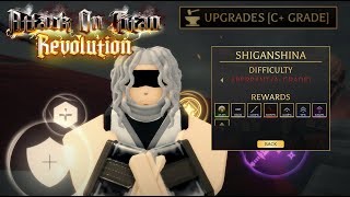 NEW CODE HOW TO RANK UP GRADE E  GRADE A AOT REVOLUTION [upl. by Onitrof99]