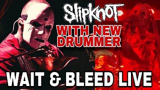 SlipknotWait and Bleed With New Drummer Eloy Casagrande First Show Reaction slipknot [upl. by Naved120]