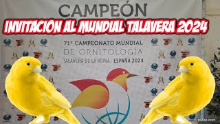 INVITACION AL MUNDIAL TALAVERA 2024 [upl. by Lianna600]