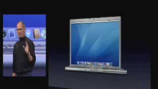 Macworld San Francisco 2006The MacBook Pro Introduction [upl. by Nyledam]