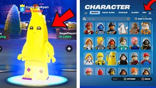 How To Get LEGO SKINS Early GLITCH NOW in Fortnite LEGO Lobby Map Code [upl. by Ateekan]