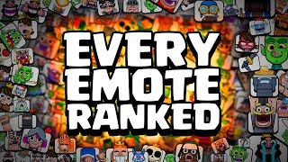 EVERY Emote in Clash Royale RANKED [upl. by Ecertap]