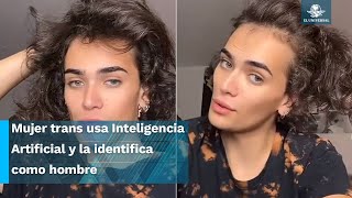 Mujer trans explota con la IA de TikTok tras utilizar filtro [upl. by Loris]