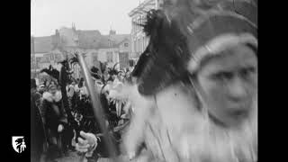 Le cortège carnavalesque de la Laetare à FosseslaVille 1948  Enquête du MVW [upl. by Cantu]