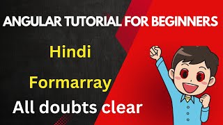 formarray in angular  angular tutorial for beginners  reactive forms in angular  mscoder [upl. by Aimerej31]