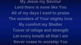 Shout To The Lord worship video w lyrics [upl. by Akinas]