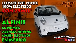 Jinpeng Ec01 coche chino 100 electrico y la nueva agencia en México [upl. by Alyac797]