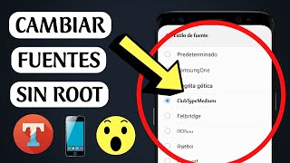 Cambiar tipo de letra en tu móvil Android WhatsApp Telegram [upl. by Claudette921]