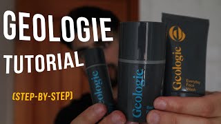 How To Geologie Skin Care Routine StepbyStep Tutorial For Men [upl. by Michaeu]