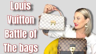 Louis Vuitton Croisette VS Louis Vuitton Vavin PM  Battle of the bags  What fits [upl. by Jasper]