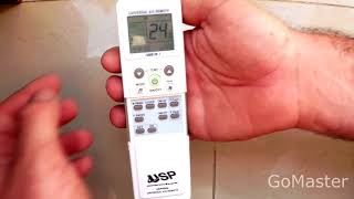 How to set and configure an Universal AC Remote Control [upl. by Kaplan]