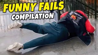 Funny Fails Compilation  Painful Fails  TRY NOT TO LAUGH [upl. by Tattan]