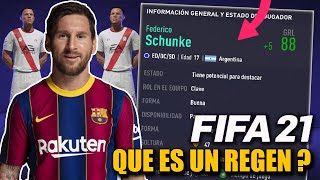 COMO ENCONTRAR JUGADORES REGEN EN MODO CARRERA  FIFA 21 [upl. by Staley]