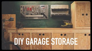 GARAGE STORAGE IDEAS for Cheap DIY amp MTB Workshop Ideas [upl. by Sutit]