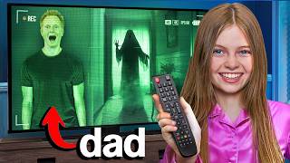 Hiding in Secret Room to Prank My Dad Security Cameras [upl. by Efioa]