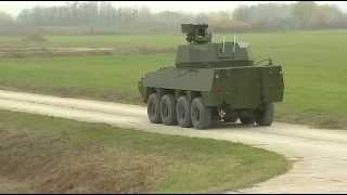 Croatian Patria AMV 8x8 amp KONGSBERGs PROTECTOR 30 mm [upl. by Nicolau]