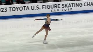 Bradie Tennell  US Figure Skating Championships 2023  Free Skate [upl. by Balcke]