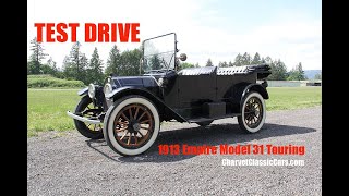 TEST DRIVE 1913 Empire Model 31 Touring  Charvet Classic Cars [upl. by Arehc444]