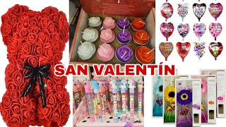 ARTÍCULOS DE SAN VALENTÍN DESDE 4 PESOS TAZAS GLOBOS DECORACIÓN ROSAS Y MÁS [upl. by Staffan437]