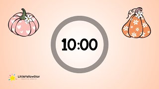 Fall Timer For Kids  10 Minutes Countdown Timer For Kids With Lofi Music  Lofi Classroom Timer [upl. by Born580]