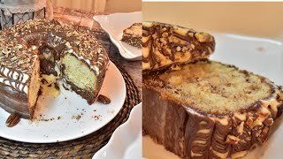 كيكة سينامون الهشه بمذاق عالمي Cinnabon cake [upl. by Nitsugua]