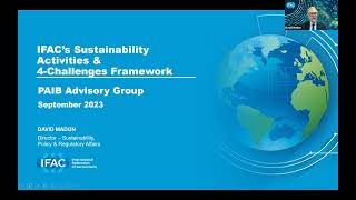 IFACs Sustainability Activities amp 4Challenges Framework  David Madon [upl. by Nimref]