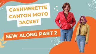 Cashmerette Canton Sew Along Part 2 Fronts and Pockets [upl. by Ecinrev]